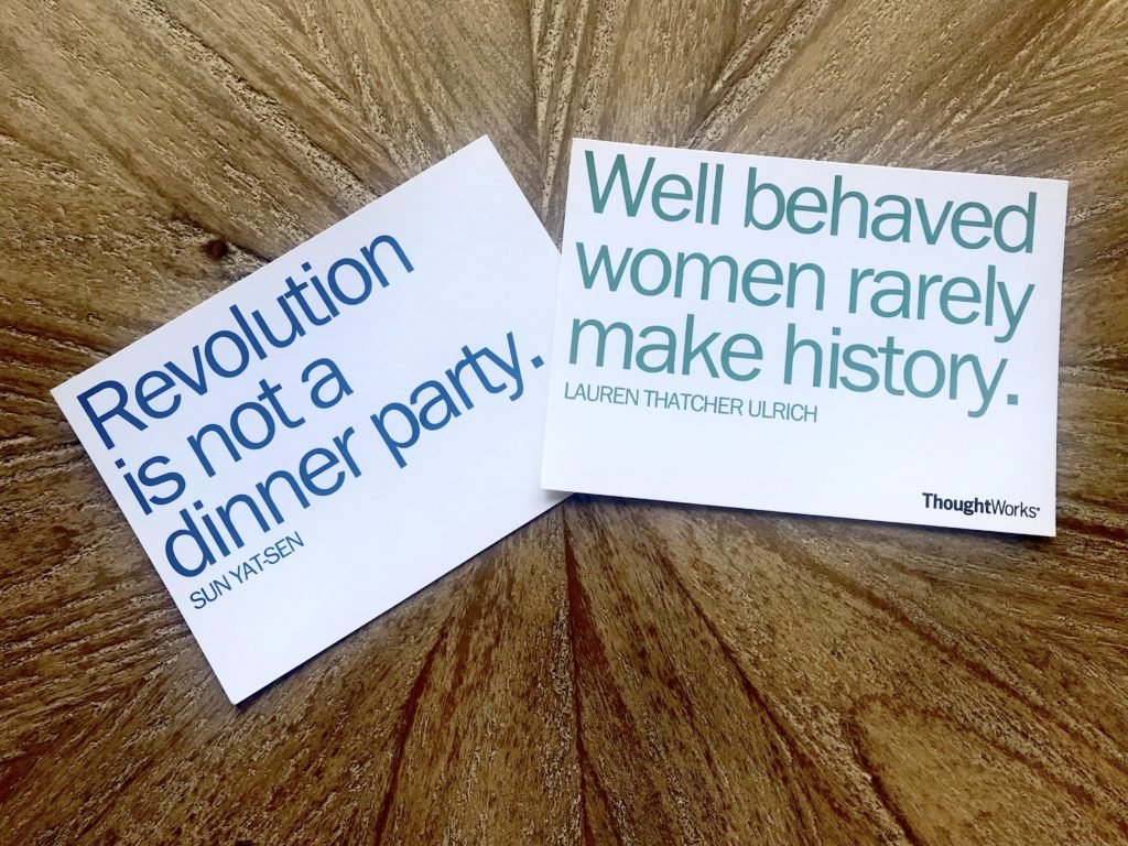 technology recruiting postcards